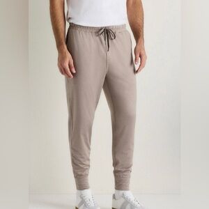 Quince Mens Flowknit SOFT Performance Joggers NWT NEW GRAY LOUNGE PANTS
